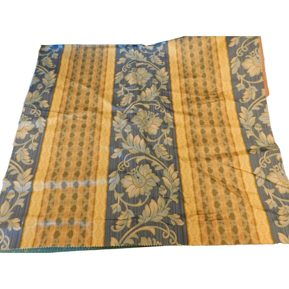 Vintage Floral Striped Fabric Remnants Multiple Colors & Patterns Cotton Blend I - Picture 9 of 13